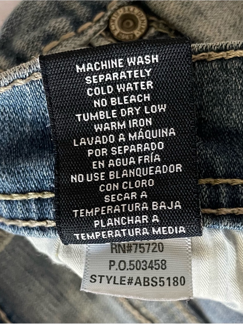 BKE Alec Jeans Men’s 32x32 (actual 32x26) Hemmed Whiskering Distressed Casual - Picture 16 of 16